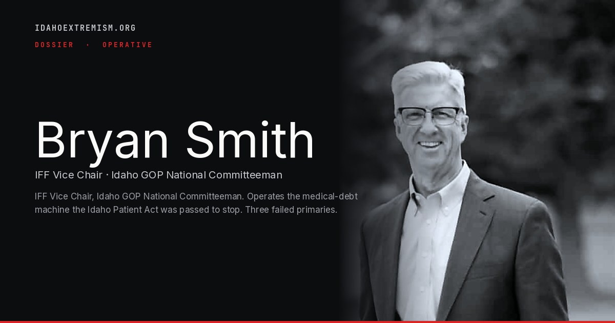 Bryan Smith — IFF Vice Chair, $127K Court Loser, RNC Seat-Grabber ...
